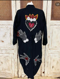 Sacred Heart Swallow Duster Coat