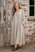 Grain sack European Prairie Dress
