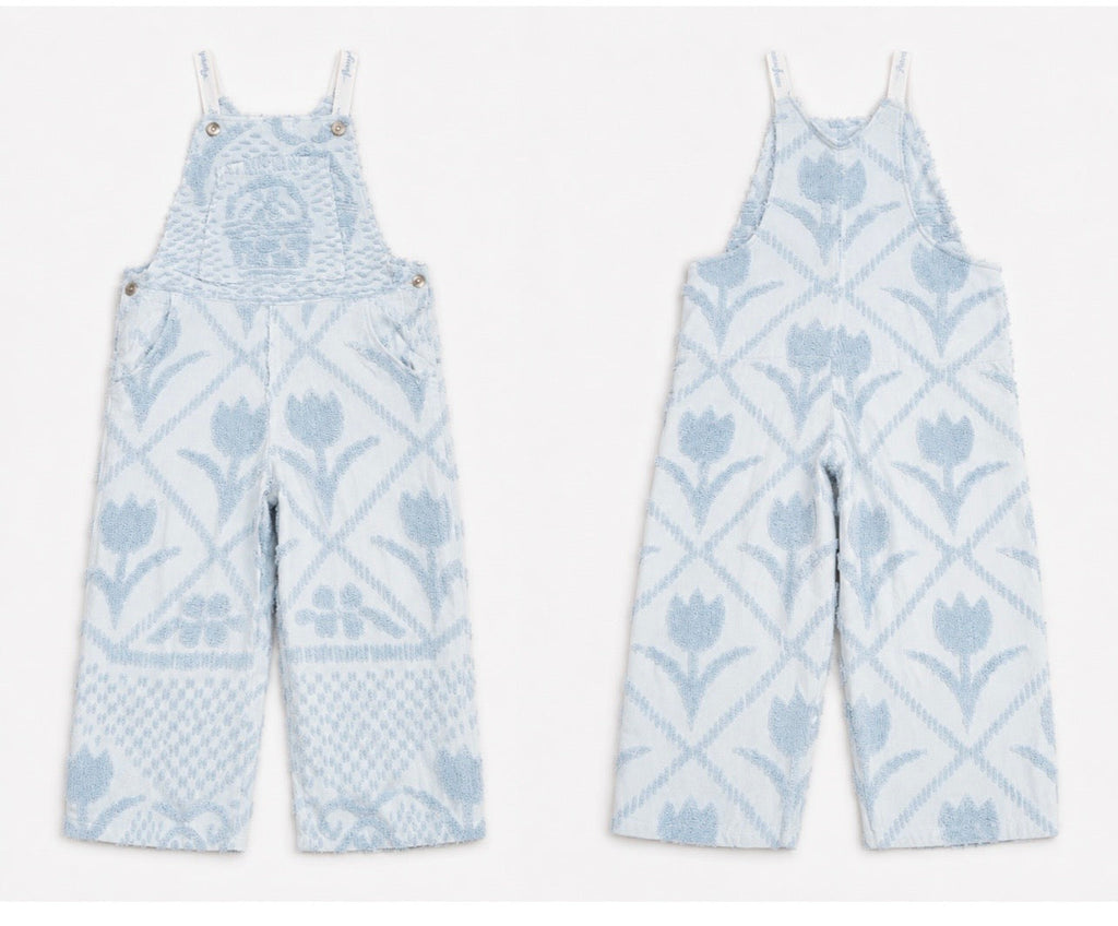 Chenille Garden Tulip Overalls